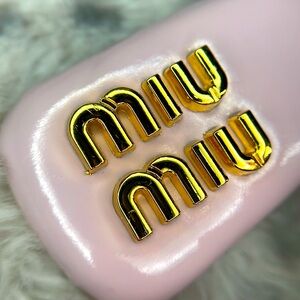 Miu Miu style Pink and Gold Accessory